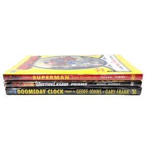 Hardcover Graphic Novel Lot Superman Son of Kal-El Justice League Doomsday Clock